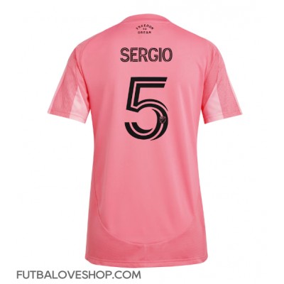 Dres Inter Miami Sergio Busquets #5 Domáci pre Ženy 2025-26 Krátky Rukáv Dres Inter Miami Sergio Busquets #5 Domáci pre Ženy 2025-26 Krátky Rukáv